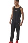 BODY ACTION-Ανδρικό παντελόνι φόρμας BODY ACTION 023432-01 μαύρο