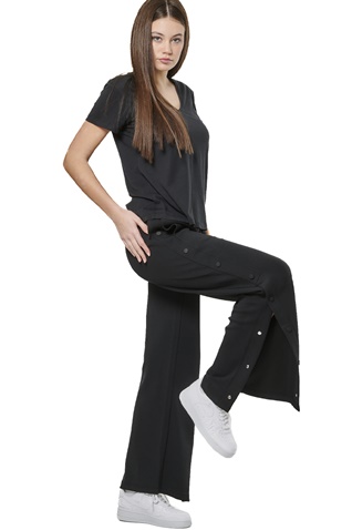 BODY ACTION-Γυναικείο παντελόνι φόρμας BODY ACTION 021529-01 μαύρο