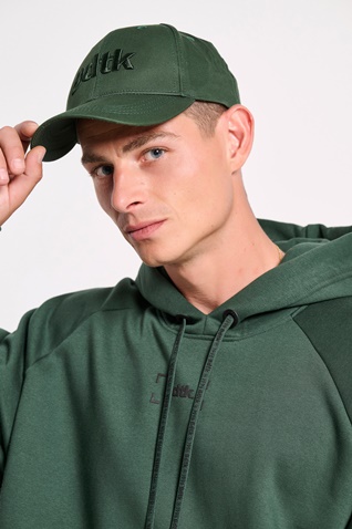 BODYTALK-Ανδρικό jockey καπέλο BODYTALK 1242-972555 πράσινο