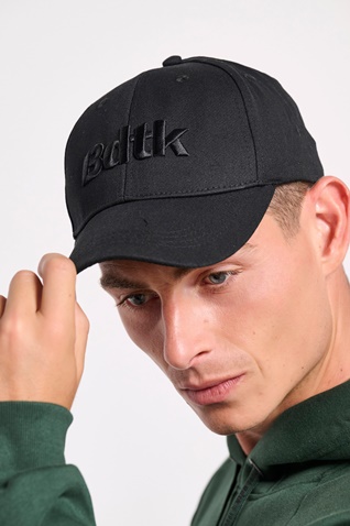 BODYTALK-Ανδρικό jockey καπέλο BODYTALK 1242-972555 μαύρο