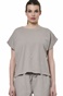 BODY ACTION-Γυναικείο t-shirt BODY ACTION 041518-01 γκρι