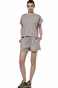 BODY ACTION-Γυναικείο t-shirt BODY ACTION 041518-01 γκρι