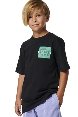 BODY ACTION-Παιδικό t-shirt BODY ACTION 054505-01 μαύρο