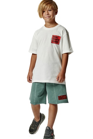BODY ACTION-Παιδικό t-shirt BODY ACTION 054505-01 λευκό