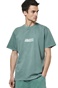 BODY ACTION-Ανδρικό t-shirt BODY ACTION 053522-01 πράσινο