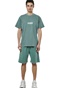BODY ACTION-Ανδρικό t-shirt BODY ACTION 053522-01 πράσινο