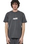 BODY ACTION-Ανδρικό t-shirt BODY ACTION 053522-01 ανθρακί