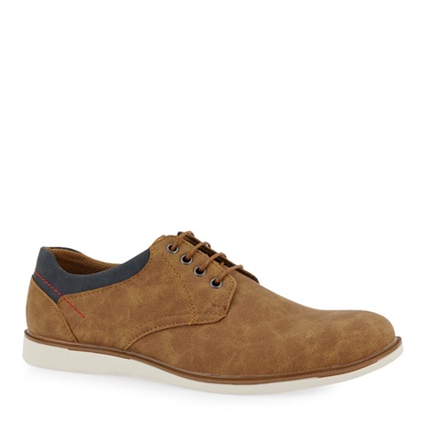 TXT MEN FASHION SHOES-Ανδρικά casual δετά παπούτσια TXT MEN FASHION SHOES K5Y3121 καφέ