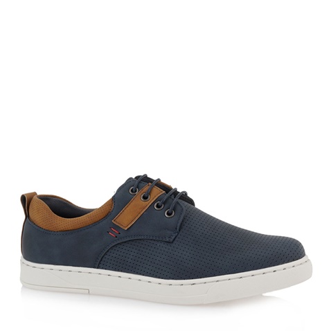 TXT MEN FASHION SHOES-Ανδρικά casual δετά παπούτσια TXT MEN FASHION SHOES K5Y31 μπλε καφέ