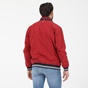 NAVY & GREEN-Ανδρικό city bomber jacket NAVY & GREEN κόκκινο