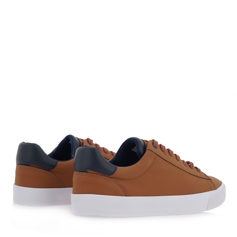 FAMPER-Ανδρικά sneakers FAMPER O555V3011 καφέ ταμπά μπλε