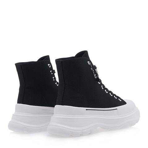 RENATO GARINI-Γυναικεία υφασμάτινα sneakers μποτάκια RENATO GARINI O303R2383 μαύρα