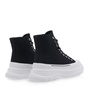 RENATO GARINI-Γυναικεία υφασμάτινα sneakers μποτάκια RENATO GARINI O303R2383 μαύρα