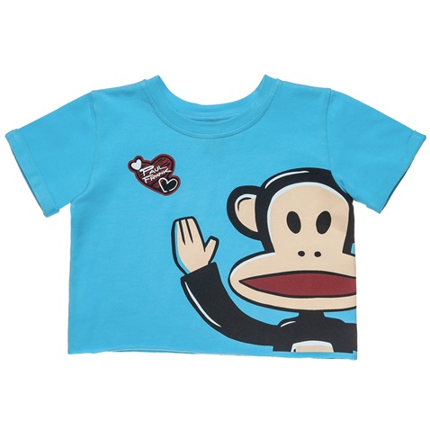 PAUL FRANK-Παιδική μπλούζα cropped PAUL FRANK μπλε