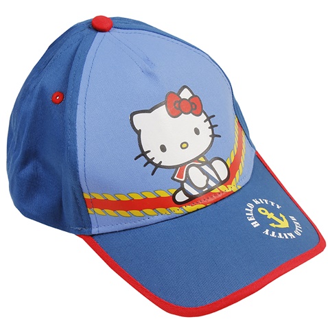 ALOUETTE-Παιδικό καπέλο jockey ALOUETTE  Hello Kitty γαλάζιο-μπλε