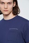 FUNKY BUDDHA-Ανδρικό κοντομάνικο t-shirt FUNKY BUDDHA μπλε