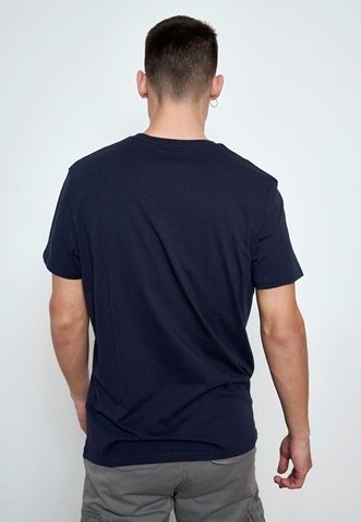 FUNKY BUDDHA-Ανδρικό κοντομάνικο t-shirt FUNKY BUDDHA μπλε