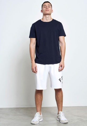 FUNKY BUDDHA-Ανδρικό essential t-shirt FUNKY BUDDHA μπλε