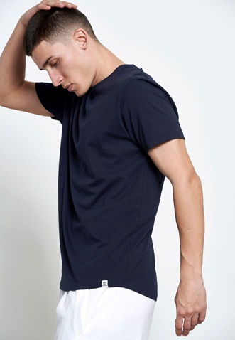 FUNKY BUDDHA-Ανδρικό essential t-shirt FUNKY BUDDHA μπλε