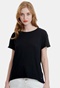 FUNKY BUDDHA-Γυναικείο essential t-shirt FUNKY BUDDHA μαύρο