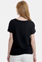 FUNKY BUDDHA-Γυναικείο essential t-shirt FUNKY BUDDHA μαύρο
