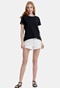 FUNKY BUDDHA-Γυναικείο essential t-shirt FUNKY BUDDHA μαύρο