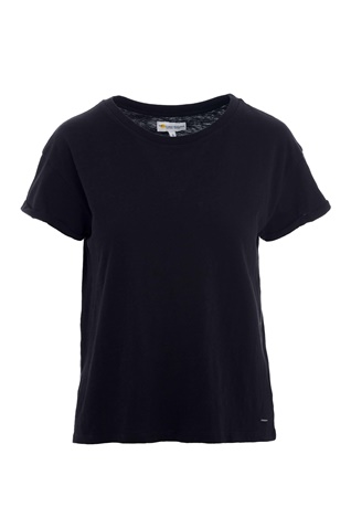 FUNKY BUDDHA-Γυναικείο essential t-shirt FUNKY BUDDHA μαύρο