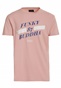 FUNKY BUDDHA-Ανδρικό t-shirt FUNKY BUDDHA ροζ