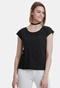 FUNKY BUDDHA-Γυναικείο  t-shirt FUNKY BUDDHA μαύρο