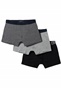 FUNKY BUDDHA-Ανδρικά εσώρουχα FUNKY BUDDHA 3-Pack Boxer Shorts μπλε