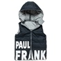 PAUL FRANK-Παιδικό αμάνικο μπουφάν διπλής όψης PAUL FRANK γκρι μπλε