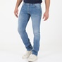 NAVY & GREEN-Ανδρικό jean παντελόνι NAVY & GREEN LOW WAIST μπλε