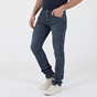 NAVY & GREEN-Ανδρικό jean παντελόνι NAVY & GREEN LOW WAIST μπλε
