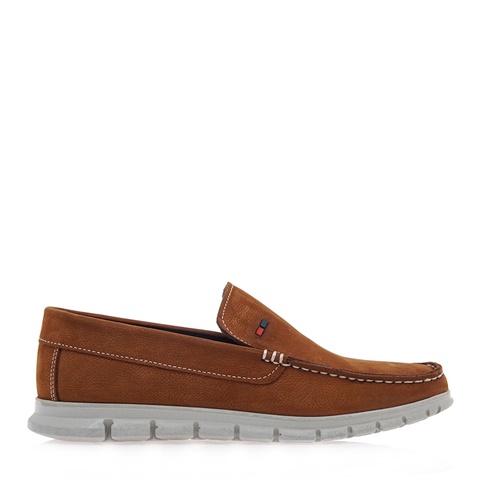 WEPSS-Ανδρικά παπούτσια loafers WEPSS O507U1531 καφέ ταμπά