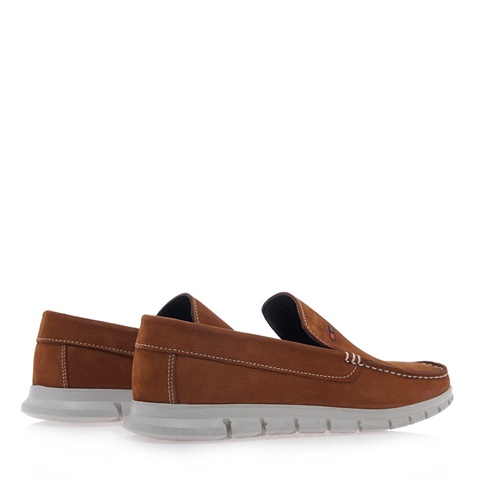 WEPSS-Ανδρικά παπούτσια loafers WEPSS O507U1531 καφέ ταμπά
