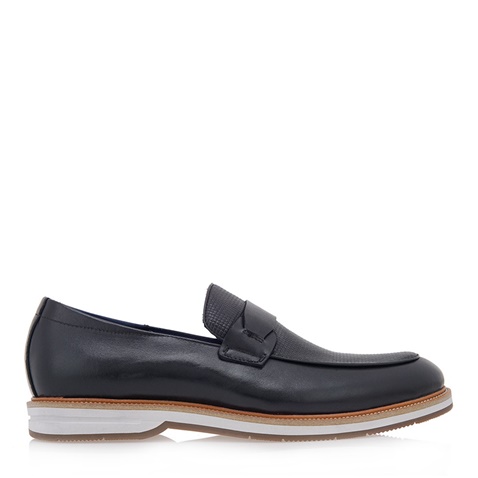 RENATO GARINI-Ανδρικά παπούτσια loafers RENATO GARINI O515W8791 μαύρα