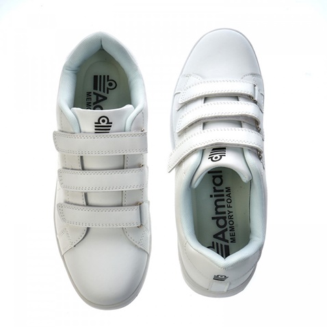 ADMIRAL-Ανδρικά sneakers ADMIRAL Asket Velcro λευκά