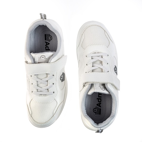ADMIRAL-Παιδικά αθλητικά παπούτσια ADMIRAL 3121480071 MALOM KID B-G ZI λευκά