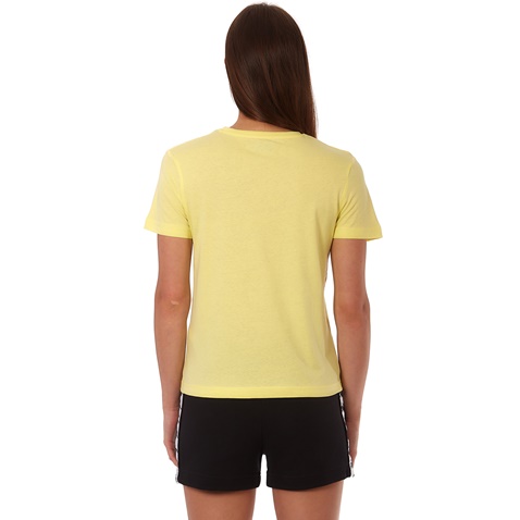 KAPPA-Γυναικείο t-shirt KAPPA Dary κίτρινο