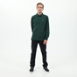 NAVY & GREEN-Ανδρική polo μπλούζα NAVY & GREEN πράσινη