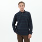 NAVY & GREEN-Ανδρική polo μπλούζα NAVY & GREEN μπλε πράσινη ριγέ 