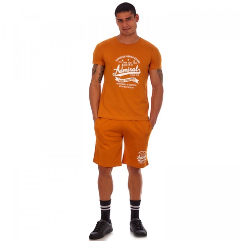 ADMIRAL-Ανδρικό T-Shirt  Admiral Vima κίτρινο