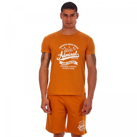 ADMIRAL-Ανδρικό T-Shirt  Admiral Vima κίτρινο