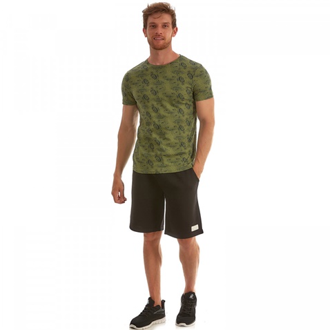 ADMIRAL-Ανδρικό T-Shirt μπλουζάκι Admiral Samin χακί