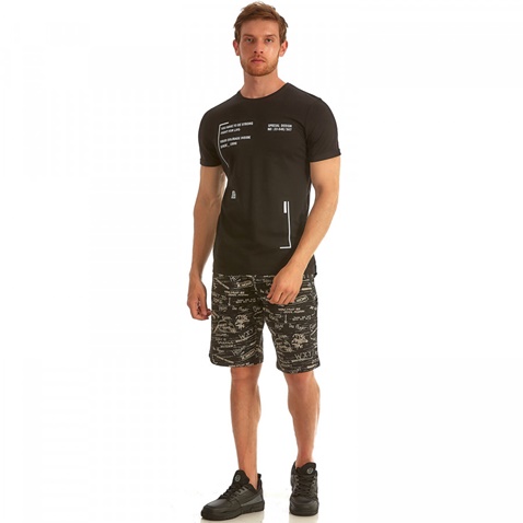 CAZADOR-Ανδρικό T- Shirt Cazador Alme μαύρο