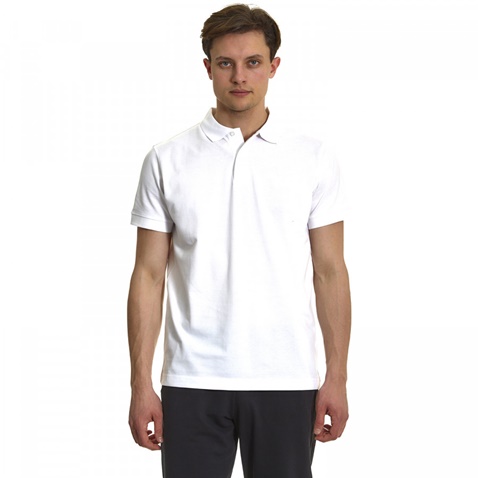 ADMIRAL-Ανδρική κοντομάνικη polo μπλούζα Admiral λευκή