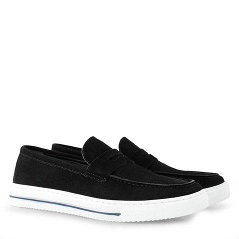 BNR-Ανδρικά loafers BNR μαύρα