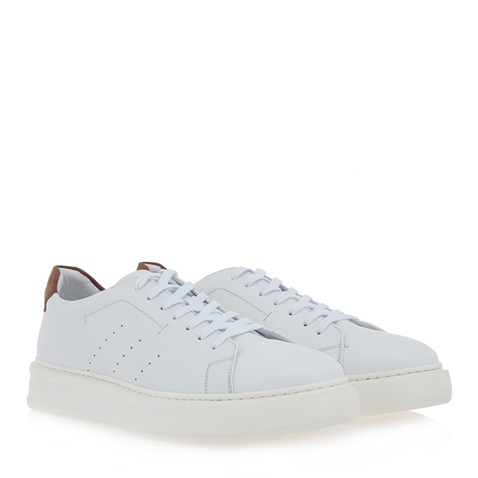 GIOVANNI MORELLI-Ανδρικά sneakers GIOVANNI MORELLI λευκά