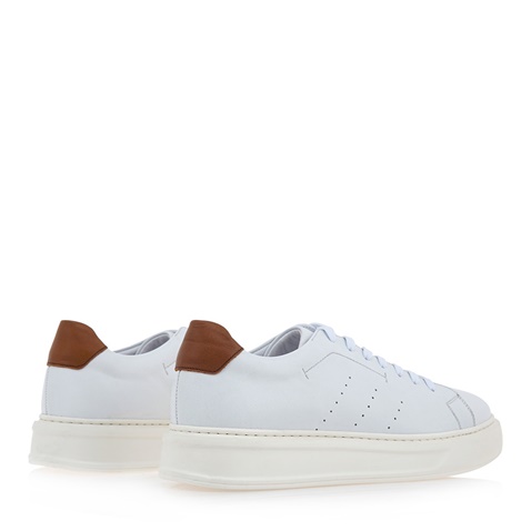 GIOVANNI MORELLI-Ανδρικά sneakers GIOVANNI MORELLI λευκά