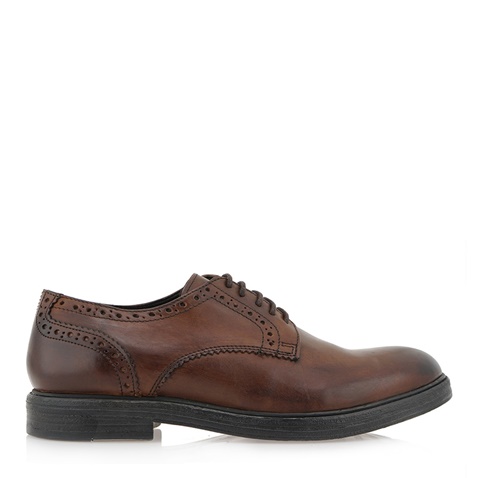 LA CUOIERIA-Ανδρικά oxfords LA CUOIERIA P527R2222 καφέ